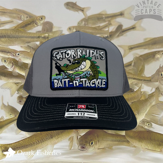 Gator Ralph's Bait-n-Tackle Patch Trucker Cap! FAST shipping from TEXAS!
