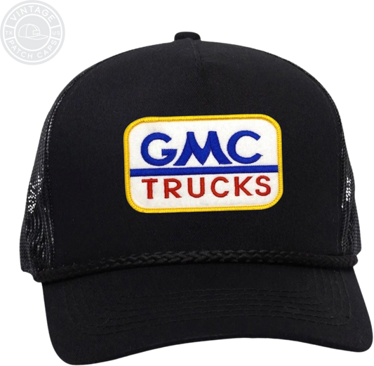 GMC Trucks Old School Retro Trucker Patch Cap