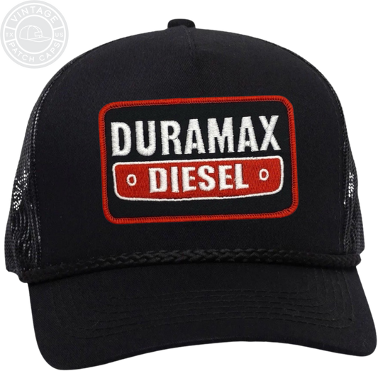 DURAMAX DIESEL Old School Retro Trucker Patch Cap