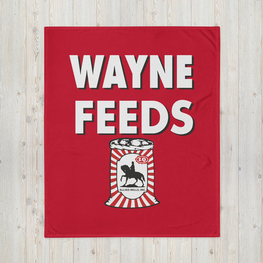 Wayne Feeds Throw Blanket